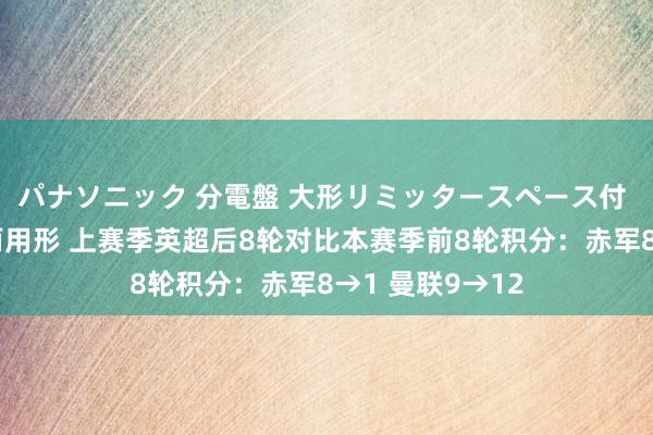 パナソニック 分電盤 大形リミッタースペース付 露出・半埋込両用形 上赛季英超后8轮对比本赛季前8轮积分：赤军8→1 曼联9→12