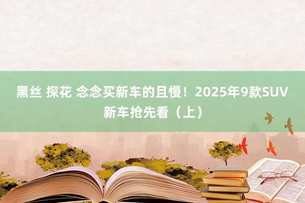 黑丝 探花 念念买新车的且慢！2025年9款SUV新车抢先看（上）